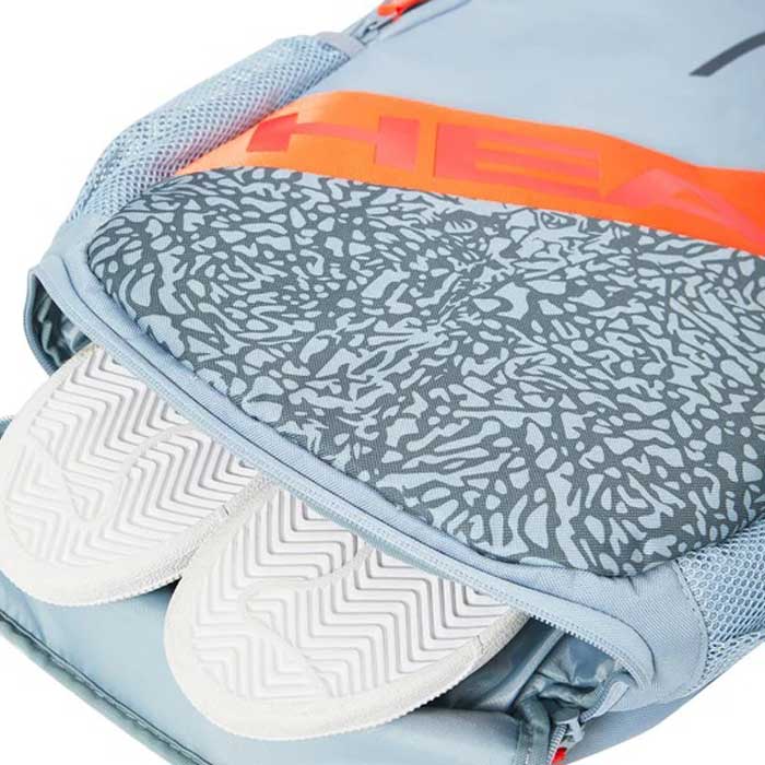 کوله اسکواش هد 2022 Elite Backpack Grey/Orange